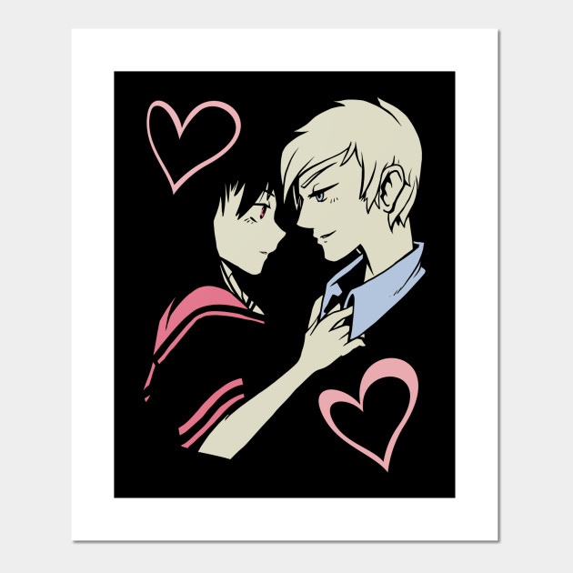 Romantic Lovers Couple Hearts Anime Cartoon Girlfriend Gift - Love Heart Valentines Day - Posters and Art Prints | TeePublic Romantic Lovers Couple Hearts Anime Cartoon Girlfriend Gift - Love Heart Valentines Day - Posters and Art Prints | TeePublic