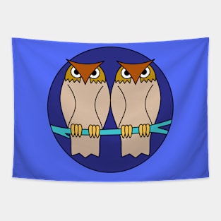Cute owls Tapestry