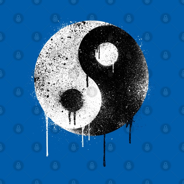 Spray Painted Yin Yang by R-evolution_GFX