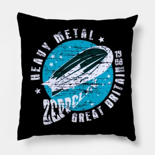 Vintage heavy metal Pillow