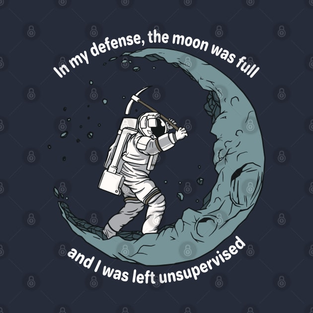 In my defense the Moon was full and I was left unsupervised by Kali Space