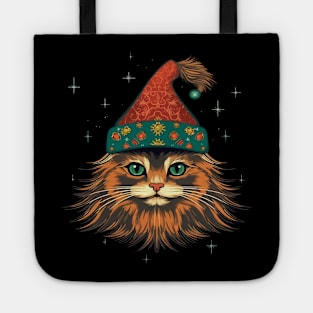 Somali Cat Christmas Tote