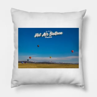 Hot Air Balloon Practice Pillow