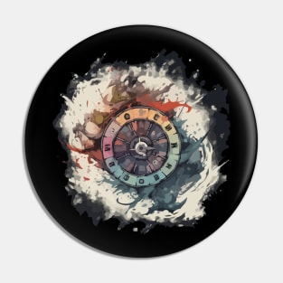 MTG | Faded Guild Wheel, gamer Pin