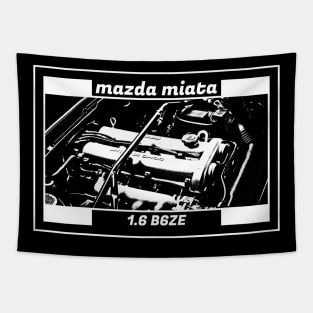 Mazda Miata MX-5 NA ENGINE (BLACK VERSION) Tapestry