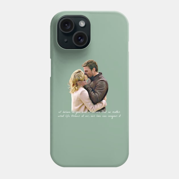 Olicity Wedding Vows - I Believe In You And I Believe That No Matter What Life Throws At Us, Our Love Can Conquer It Phone Case by FangirlFuel