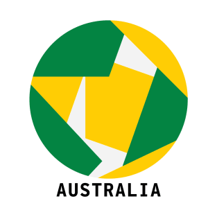 Australia Green and Gold Travel T-Shirt