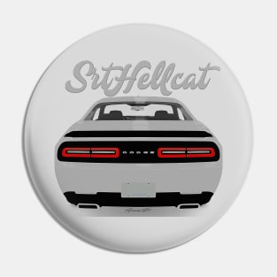 SRT HELLCAT White Back Pin