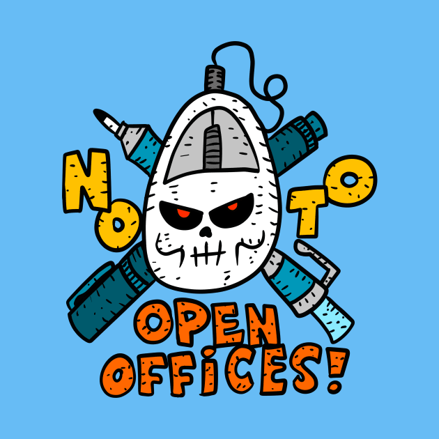 ban all open offices. no to bullpen office spaces. employees matter. by JJadx