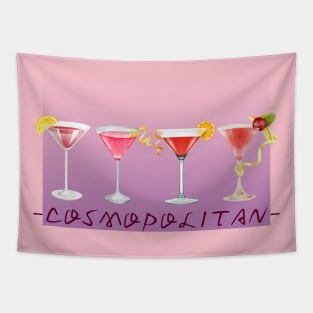 Cosmopolitan cocktail Tapestry