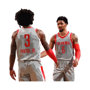 Kevin Porter Jr. | Kenyon Martin Jr. | Houston Rockets | Rio Grande Valley Vipers T-Shirt