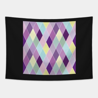 Purple Diamonds Tapestry