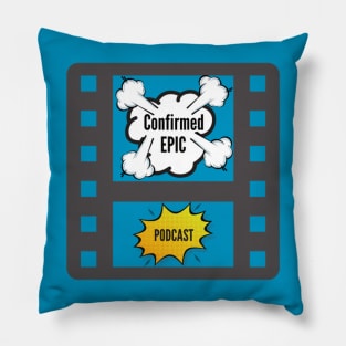 Confirmed Epic Podcast Logo Tee Pillow