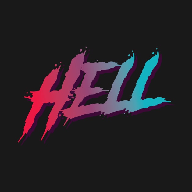 Hell typography design by petersarkozi82@gmail.com