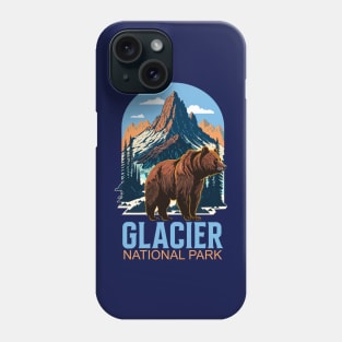 Glacier National Park Montana Grizzly Bear Phone Case