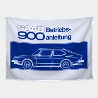 SAAB 900 - German owners handbook Tapestry