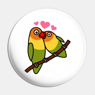 Love birds Pin