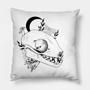 Bat Skull Pillow