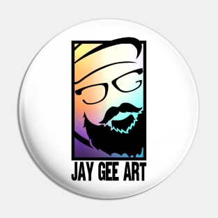 Jay Gee Art Logo Pin