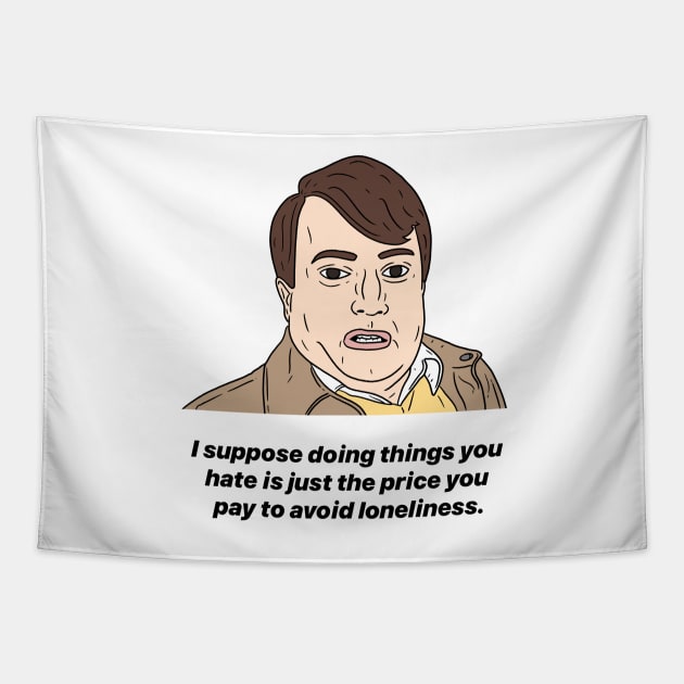 MARK CORRIGAN | LONELINESS Tapestry by tommytyrer