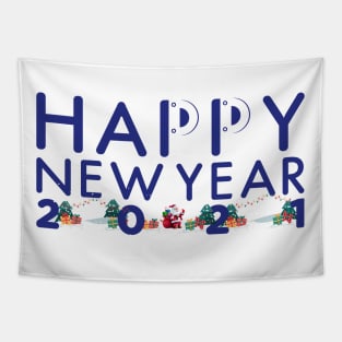 Happy New Year Tapestry