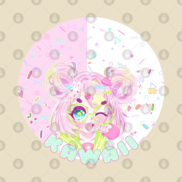 Kawaii girl Design by cremebunny