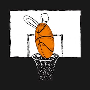 Funny Easter Basketball T-Shirt