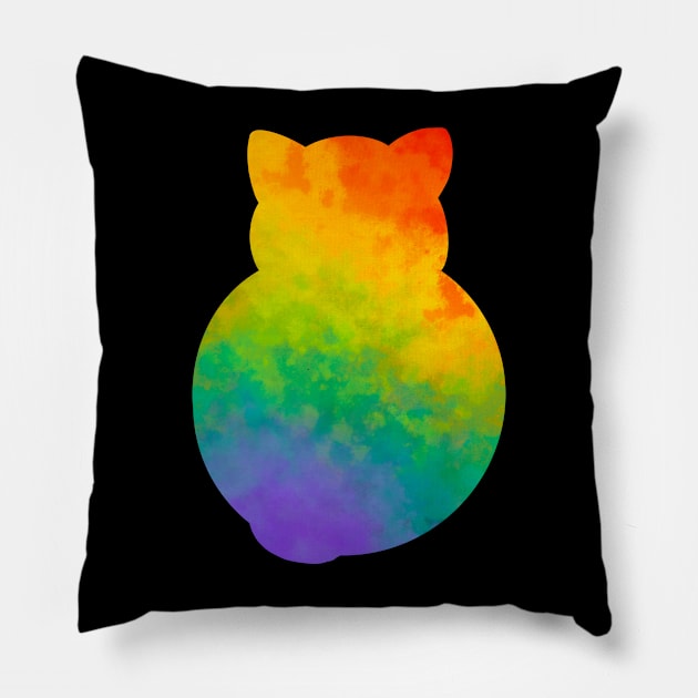 Pride Kitty Pillow by Trizi‘s Art