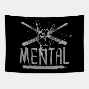 Mental Drummer Tapestry