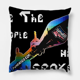 Freedom We The People Have Spoken, v. White Text Pillow