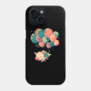 pig in space Phone Case