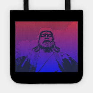 Vaporwave Genghis Khan 4229 Ulaanbaatar Tote