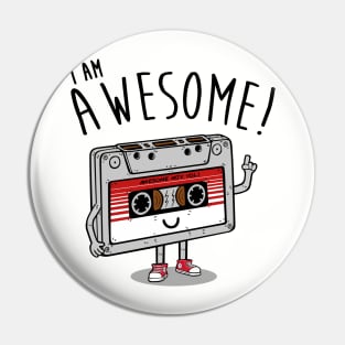 I am Awesome Pin