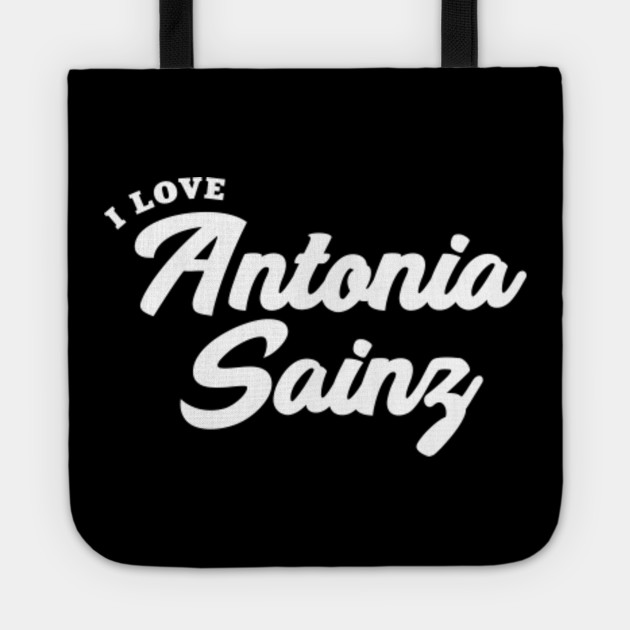 I Love Antonia Sainz Antonia Sainz Tragetasche Teepublic De