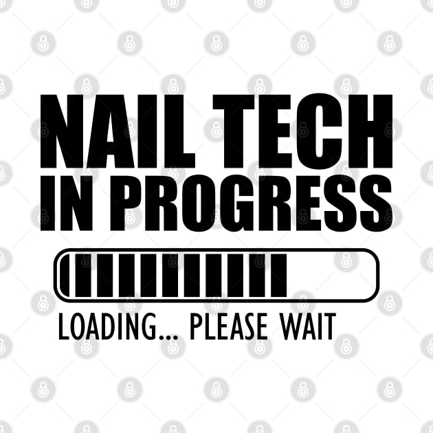 Nail tech in progress loading by KC Happy Shop