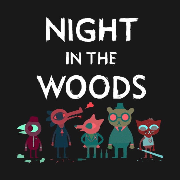 Night in the Woods T-Shirt by ahighbluecat