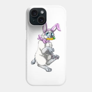 Bobtail BunnyCat: Blue Lynx Point (Pink) Phone Case