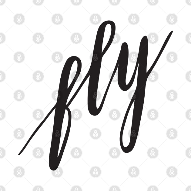 fly word by Mako Design 