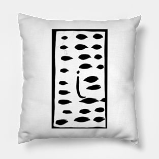 The painting of the vowel i Pillow