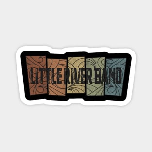 Little River Band Retro Pattern Magnet