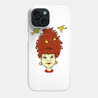 Birds Nest Hair Cartoon Phone Case