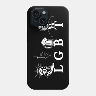 Liberty Guns Beer Trump Phone Case