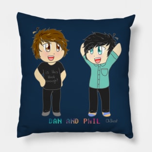 Chibi Dan and Phil Pillow