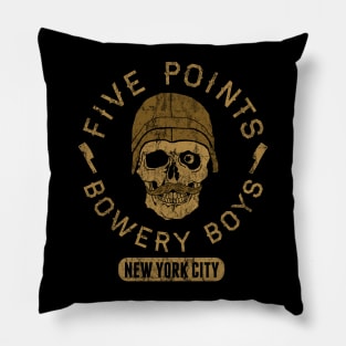 Bad Boy Club: Five Points Bowery Boys Pillow