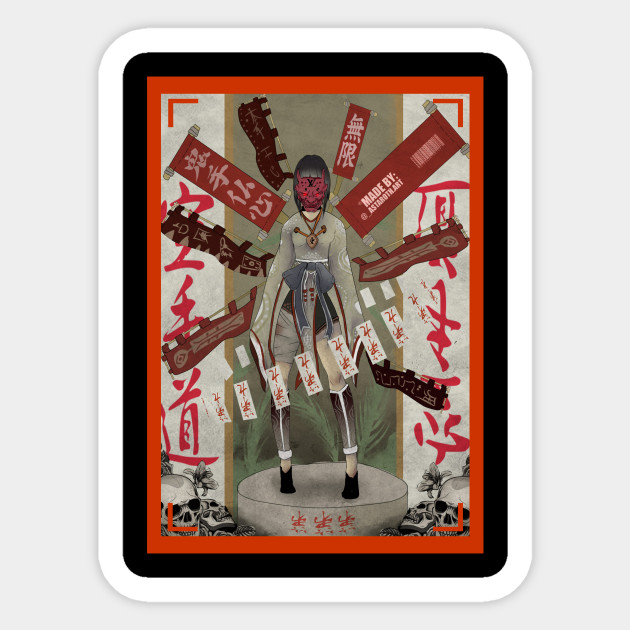 Shion Oni Anime Girl Anime And Manga Sticker Teepublic Au