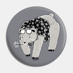 Goth Bear Florida Vacation Pin