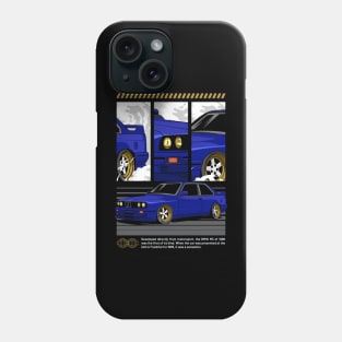 Retro E30 Sport Car Phone Case