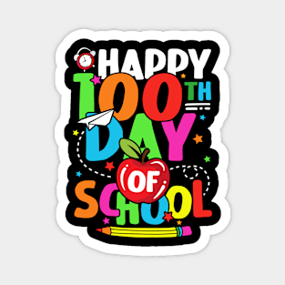 100th Day of School Teachers Kids Child Happy 100 Days Magnet