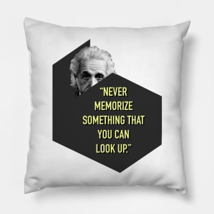 Eienstien Quotes Pillow