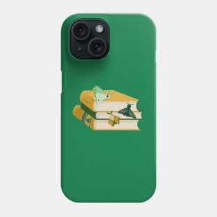 Moths and Books Phone Case